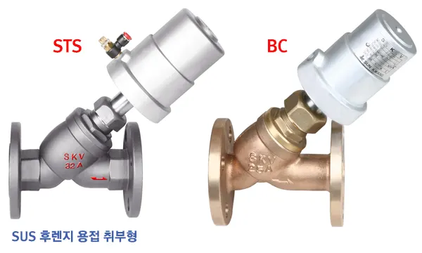 (주)선광자동밸브 SYV-1F 피스톤식 콘트롤밸브 플랜지 타입 (STS 및 청동 재질) 이미지